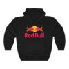 Premium Unisex Hoodie ft. “Red Bull” Logo - Black