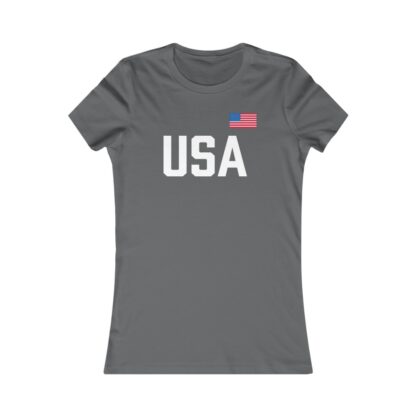 USA Women's T-Shirt - Grey