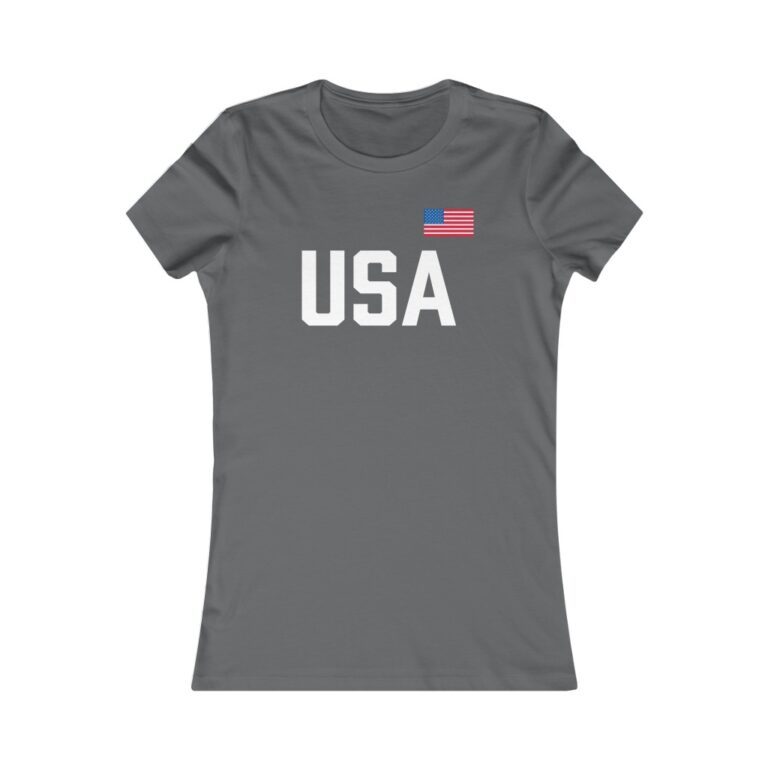 USA Women's T-Shirt - Grey