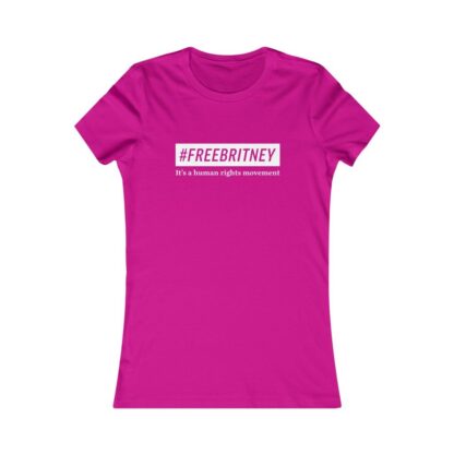 Hot-pink #FREEBRITNEY Women's T-Shirt
