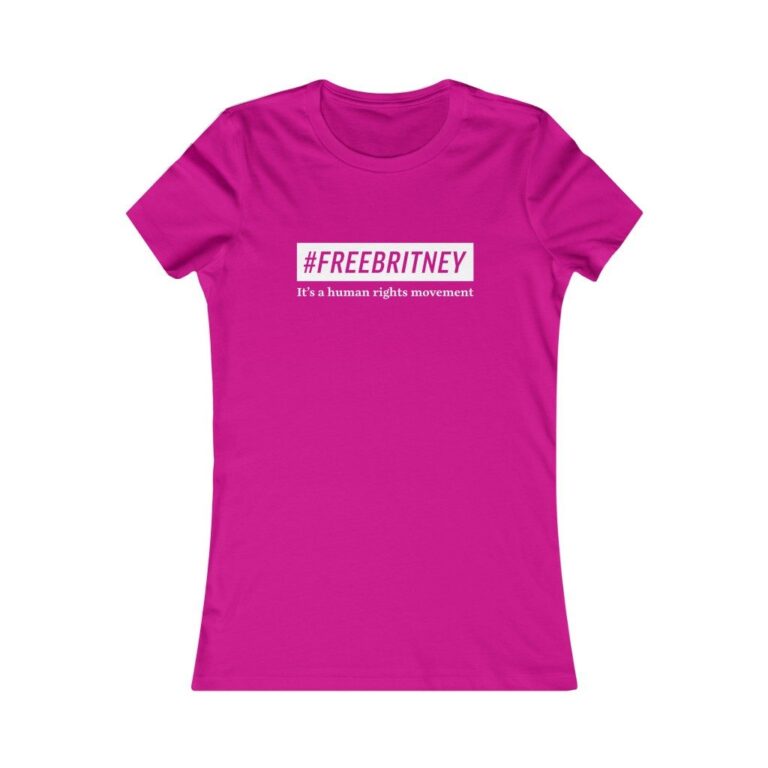 Hot-pink #FREEBRITNEY Women's T-Shirt