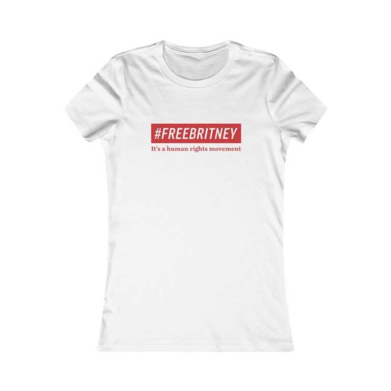 White #FREEBRITNEY Women's T-Shirt