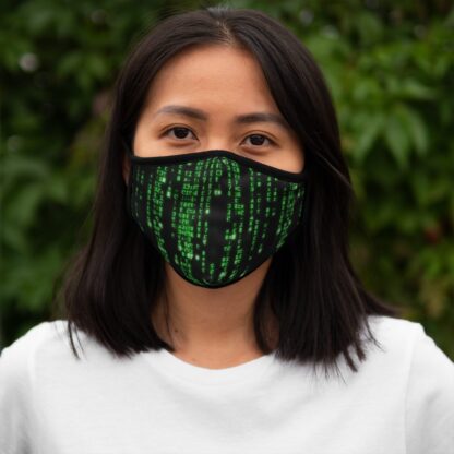 Matrix Code Face Mask from "The Matrix Resurrections"