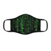 Matrix Code Face Mask from "The Matrix Resurrections"