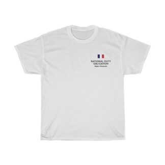 T-Shirt of National Duty Obligation Région Moutarde