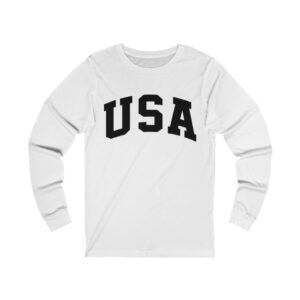 "USA" unisex long sleeve t-shirt from "Friends"