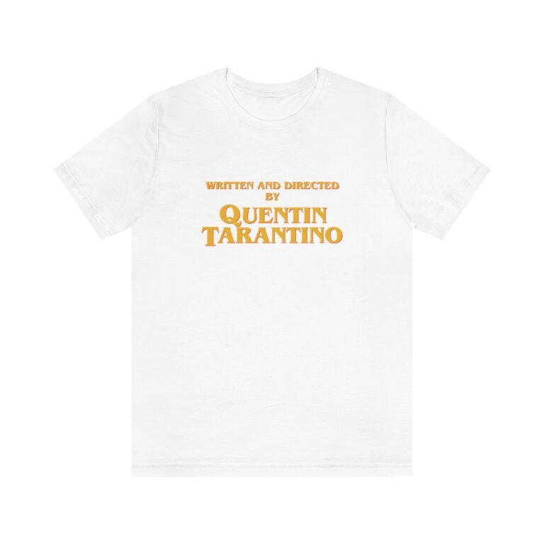 "Written and Directed by Quentin Tarantino" T-Shirt