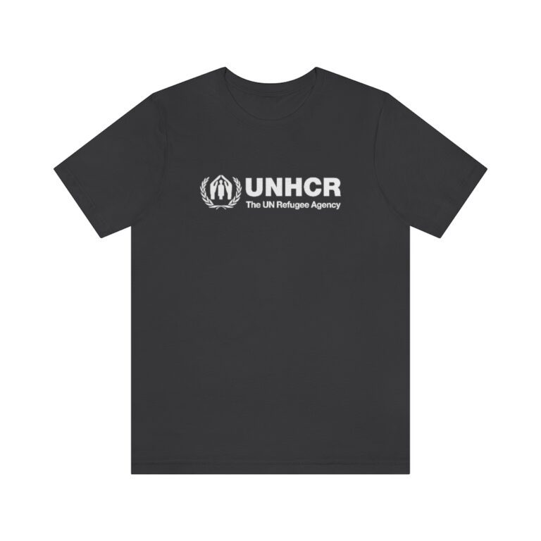 UNHCR T-shirt - Supporter Black - Front