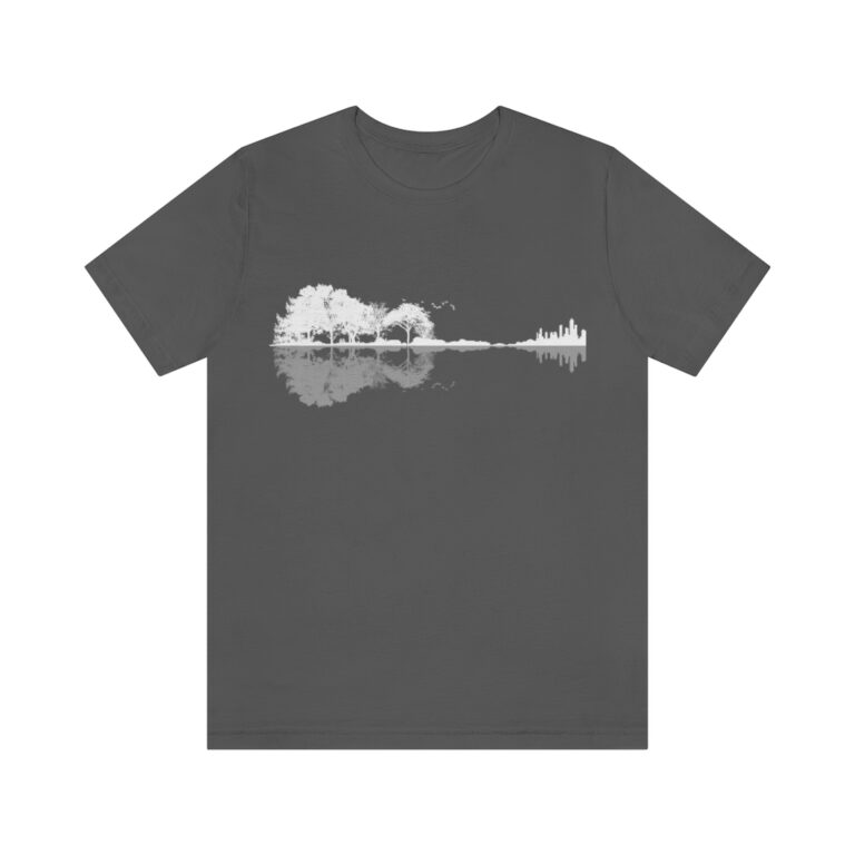 Nature guitar unisex t-shirt - Gray