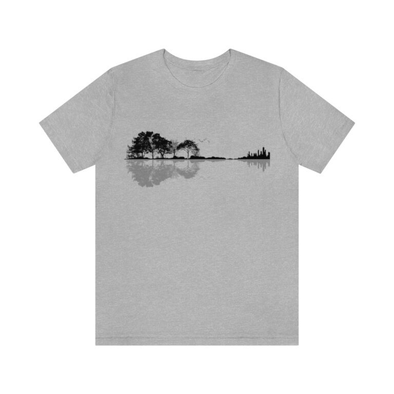 Nature guitar unisex t-shirt - Athletic Heather