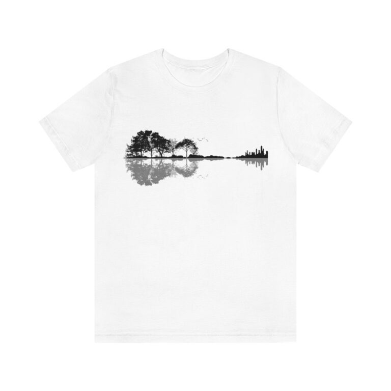 Nature guitar unisex t-shirt - White