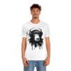 "Monkey with Headphones" White T-Shirt