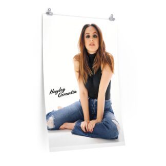 Poster Print of Hayley Orrantia in Jeans