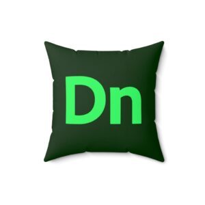 Adobe Dimension Faux Suede Pillow