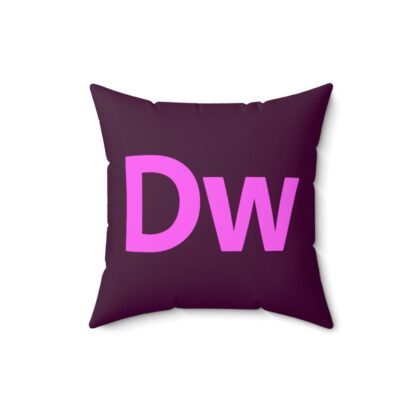 Adobe Dreamweaver Faux Suede Pillow