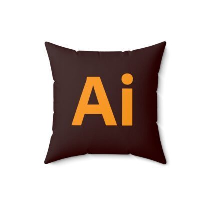 Adobe Illustrator Faux Suede Pillow