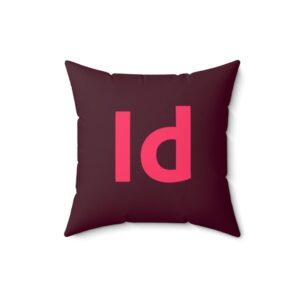 Adobe InDesign Faux Suede Pillow