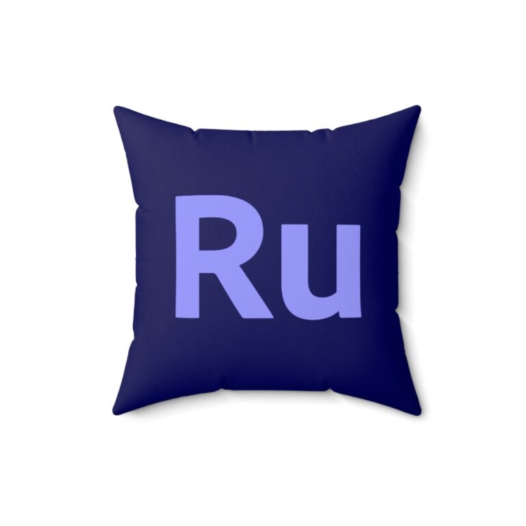 Adobe Premiere Rush Faux Suede Pillow