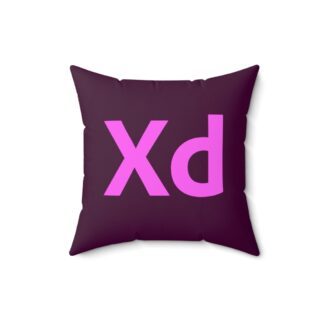 Adobe XD Faux Suede Pillow