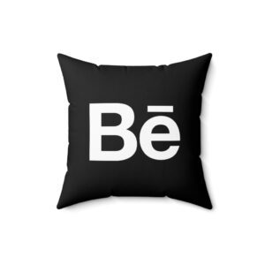 Behance Faux Suede Pillow