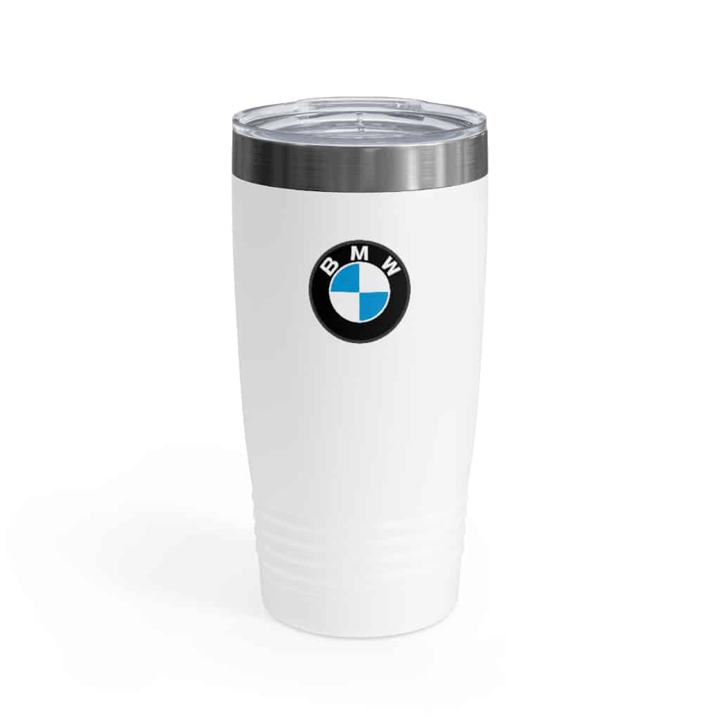 BMW, Kitchen, Bmw Travel Tumbler Blacksilver Logo New
