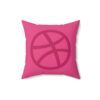 Dribbble Faux Suede Pillow