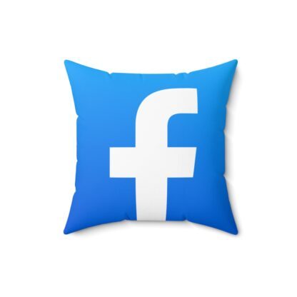 Facebook Faux Suede Pillow