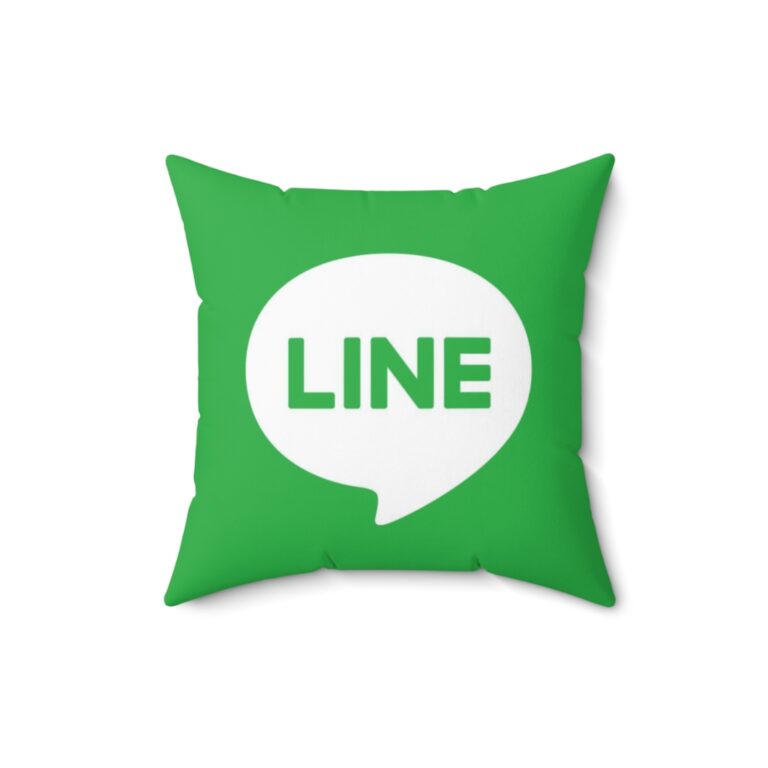Line Faux Suede Pillow