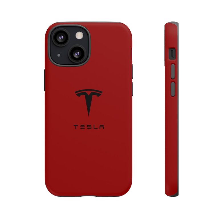Tesla Case for iPhone 13 - Red
