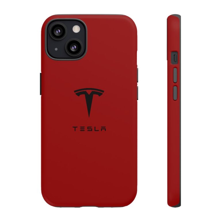 Tesla Case for iPhone 13 - Red