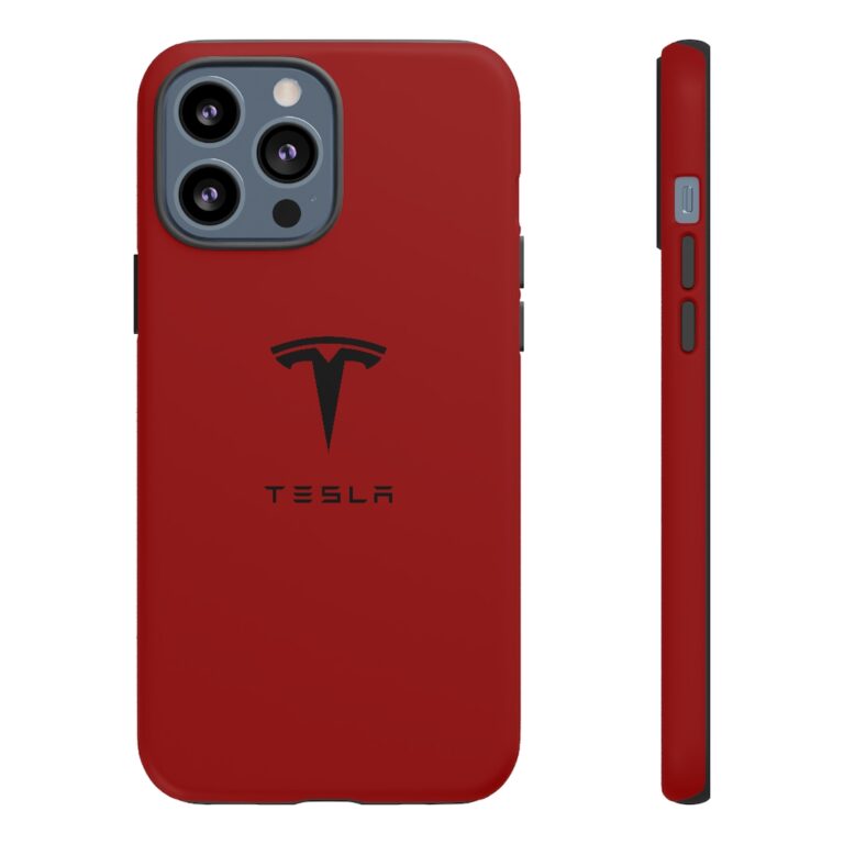 Tesla Case for iPhone 13 - Red