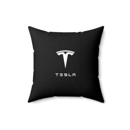 Tesla Faux Suede Pillow - Black