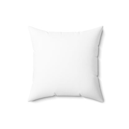 Tesla Faux Suede Pillow - White/Red