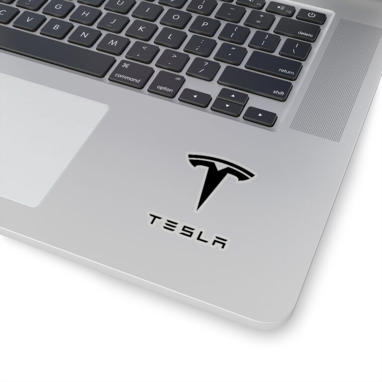 Tesla Logo Sticker - Black - Image 2