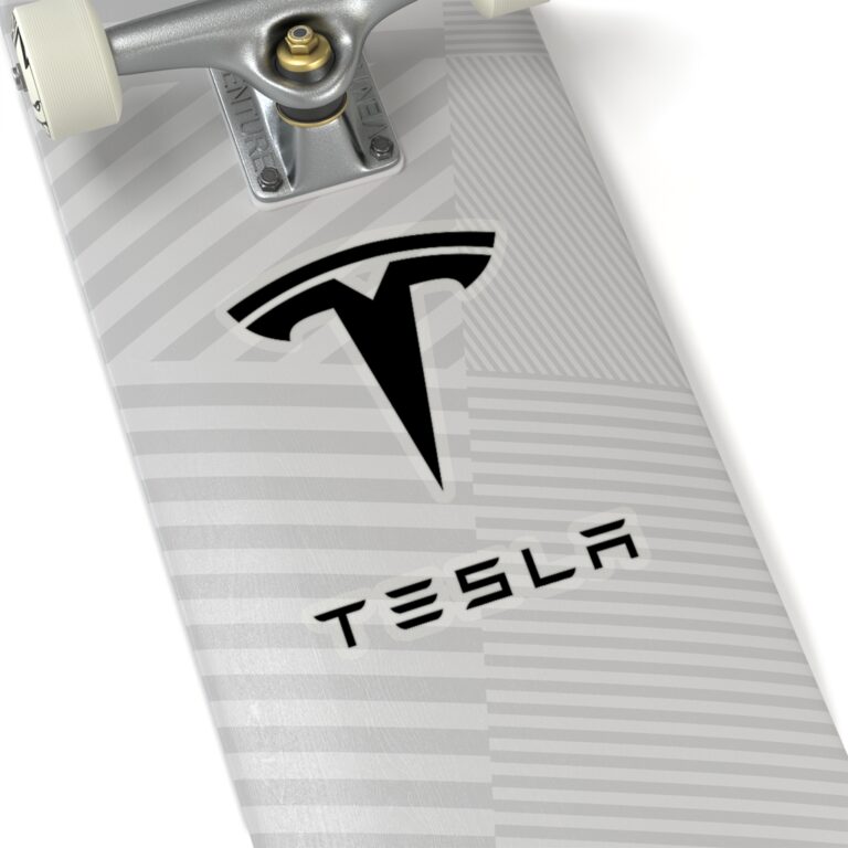 Tesla Logo Sticker - Black - Image 5
