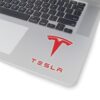 Tesla Logo Sticker - Red - Image 3