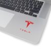 Tesla Logo Sticker - Red - Image 2
