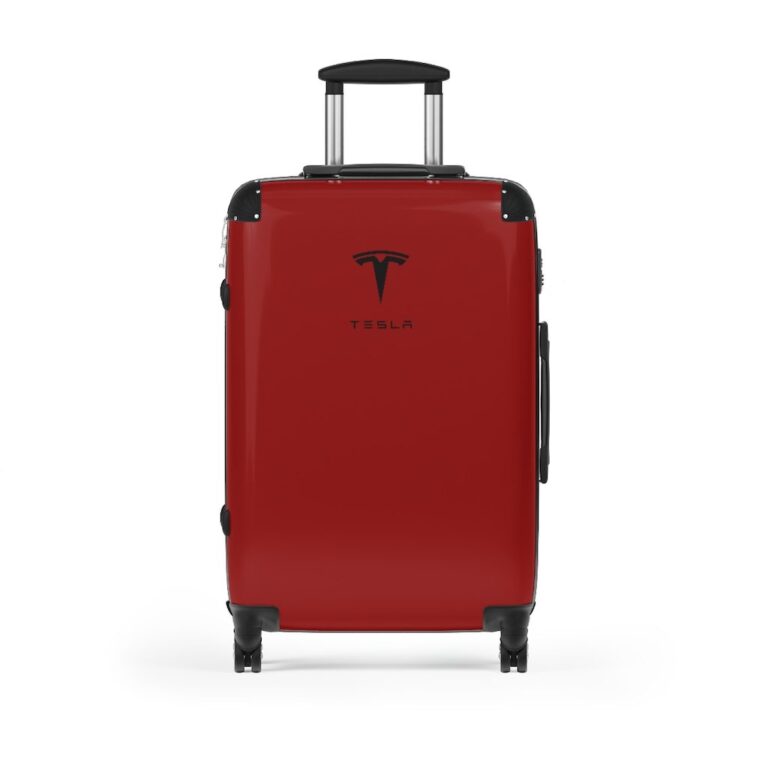 Tesla Luggage Wheeled Suitcase - Red