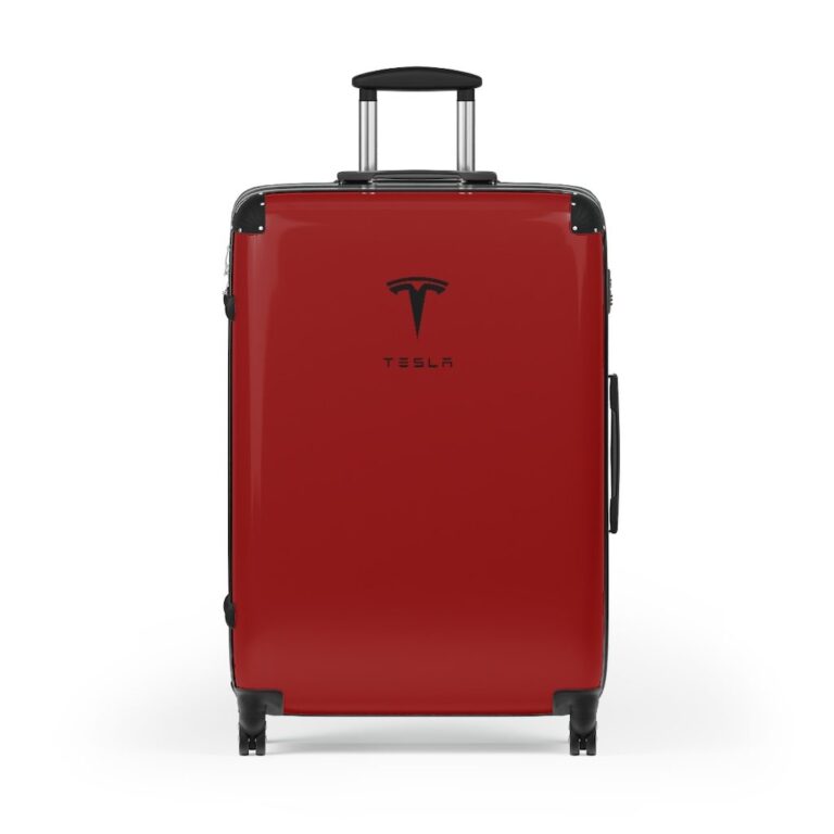 Tesla Luggage Wheeled Suitcase - Red