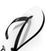 Tesla Unisex Flip Flops - White