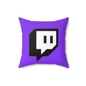 Twitch Faux Suede Pillow