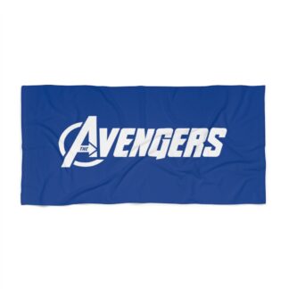 Avengers Logo Bath/Beach Towel - Blue