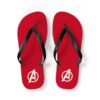 Avengers Logo Flip Flop Sandals - Red