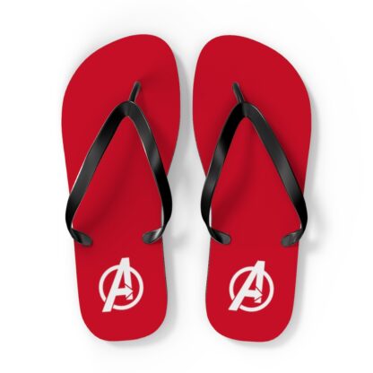 Avengers Logo Flip Flop Sandals - Red