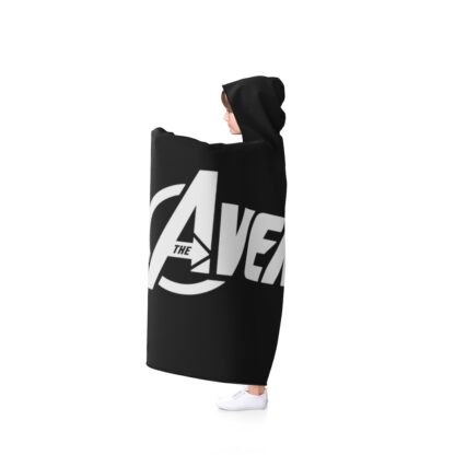 Avengers Logo Hooded Blanket - Black