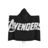 Avengers Logo Hooded Blanket - Black