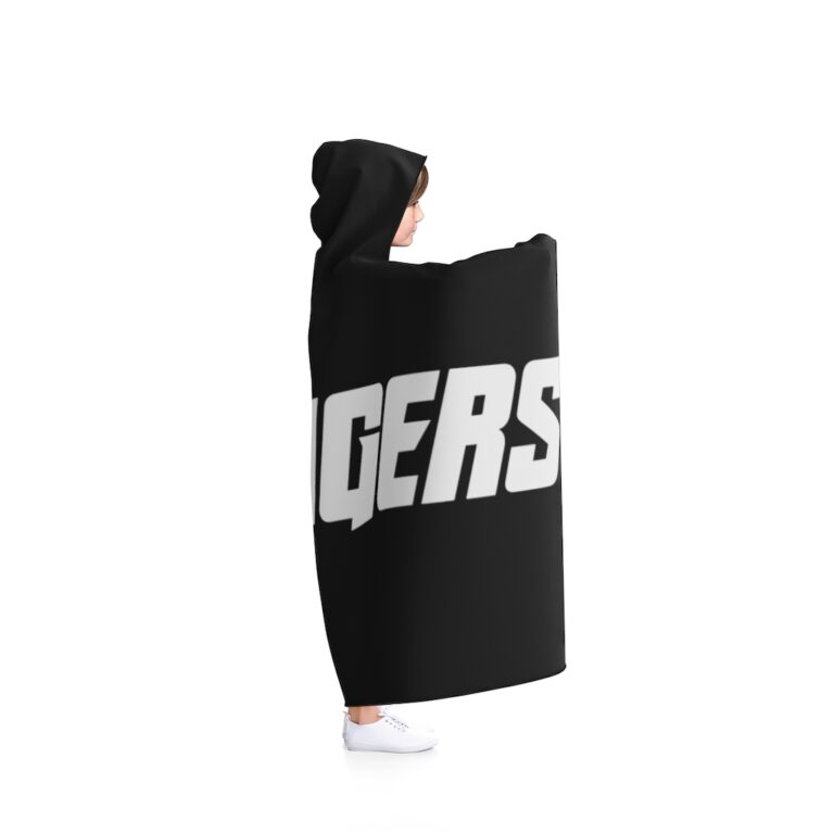 Avengers Logo Hooded Blanket - Black