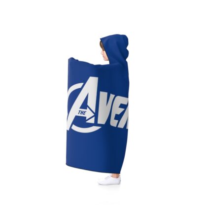 Avengers Logo Hooded Blanket - Blue