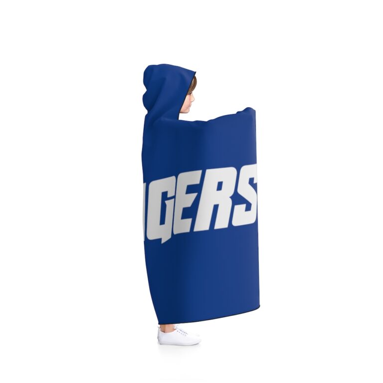 Avengers Logo Hooded Blanket - Blue