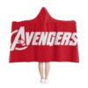 Avengers Logo Hooded Blanket - Red